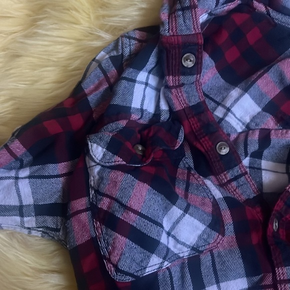 ARTIZIA TNA hooded plaid flannel shirt - Picture 4 of 7